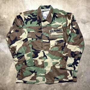 US Marines Camo Jacket Mens S Combat Iraq War 2006